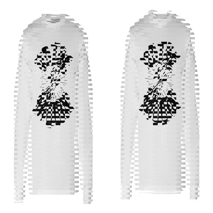 ビットコインから月へ、ビットコイン100k、ビットコイン暗号。 長袖Tシャツ