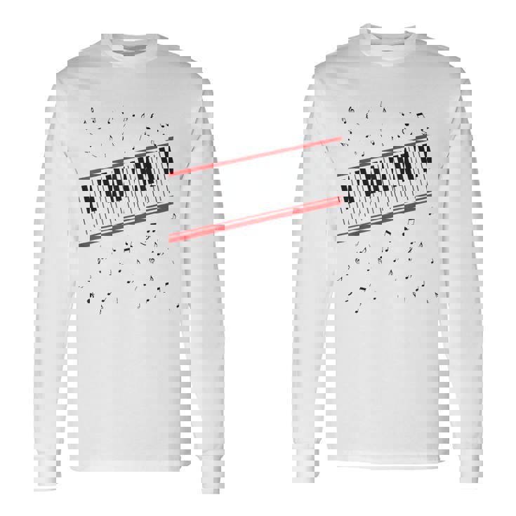 ビート・イット・ピアノ 長袖Tシャツ