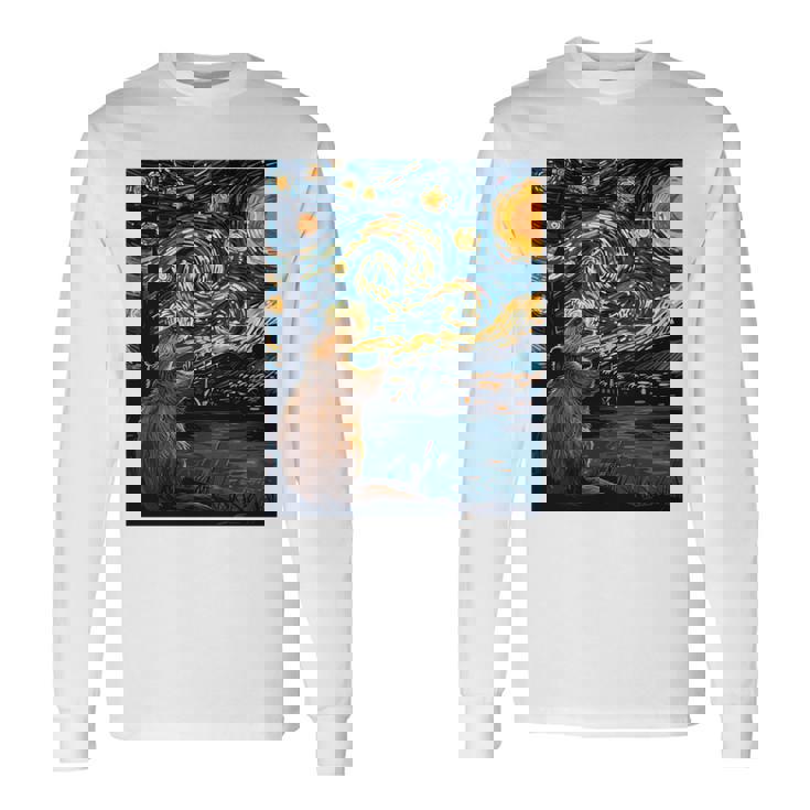 ビーバースターリーナイトヴァンゴッホ 長袖tシャツ 長袖Tシャツ