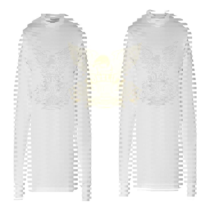 フォークリフトオペレーター アメリカンイーグル フォークリフトドライバー バックプリント 長袖Tシャツ