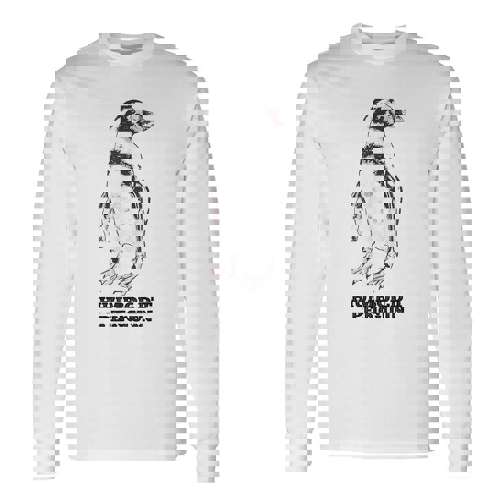 フンボルトペンギン 長袖Tシャツ