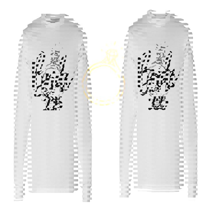 ブライダルシャワー フューチャー Mrs Wedding 2025 Bride 長袖Tシャツ ギフトのアイデア