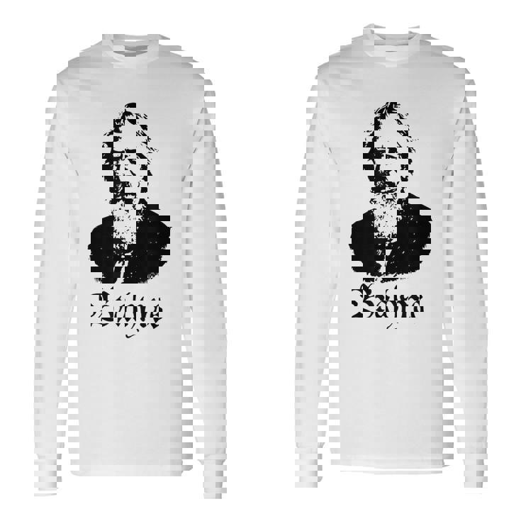 ブラームス ヨハネス・ブラームス クラシック音楽 長袖Tシャツ