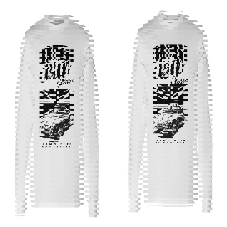 ブリティッシュクラシックカー トライアンフ スピットファイア 長袖Tシャツ