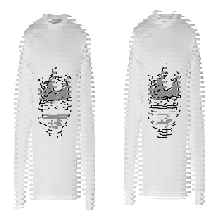 プテラノ丼 長袖tシャツ 長袖Tシャツ