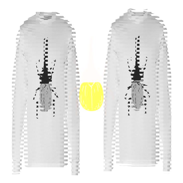 ヘラクレスオオカブト _昆虫_カブトムシ 長袖Tシャツ