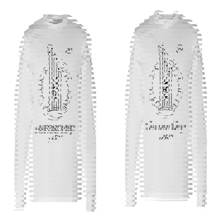 ヘルマンハープ・黒ロゴ 長袖Tシャツ ギフトのアイデア