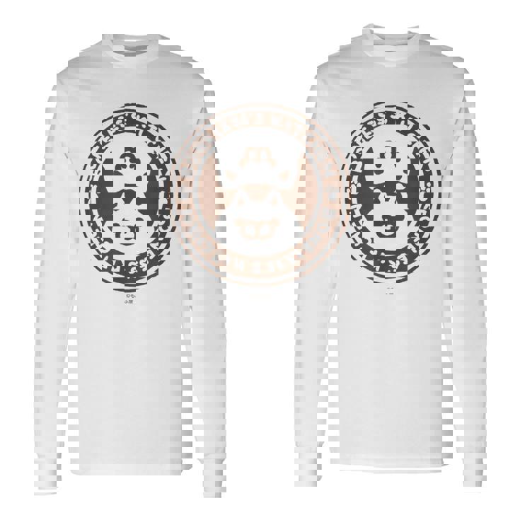 ボンレス犬とボンレス猫 ロゴ 長袖Tシャツ