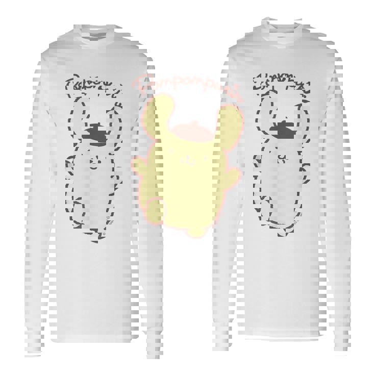 ポムポムプリン ジャンプ ライトカラー 長袖Tシャツ