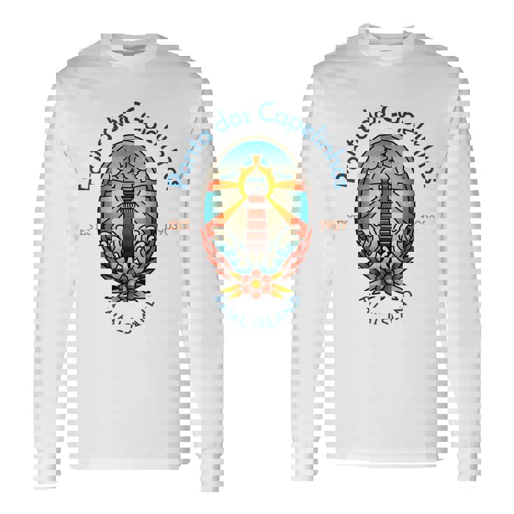 ポンタ・ドス・カペリーニョス灯台 アゾレス諸島 長袖Tシャツ