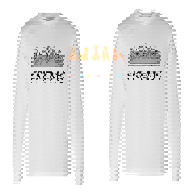 マイ・フレンズ、エアデール・テリア 長袖Tシャツ