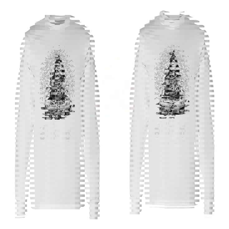 マハ シヴァラートリ ヒンドゥー教の祭り シヴァ神 マハシヴァラートリ 長袖Tシャツ