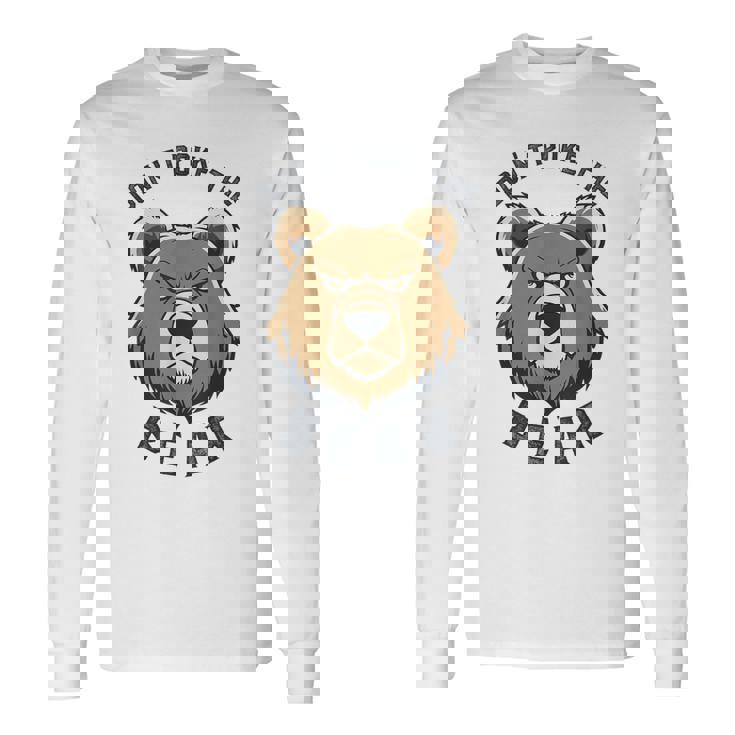 ママパパベアを突かないで 長袖Tシャツ