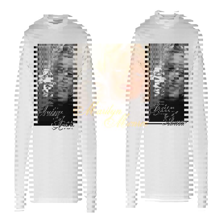 マリリンモンロー_004 長袖tシャツ 長袖Tシャツ