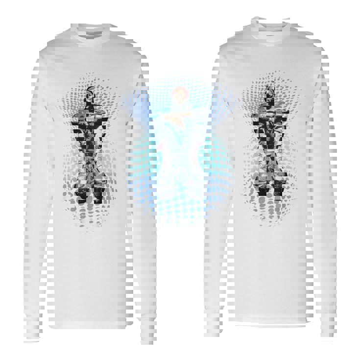 マービンゲイ_002_Back Printed 長袖Tシャツ