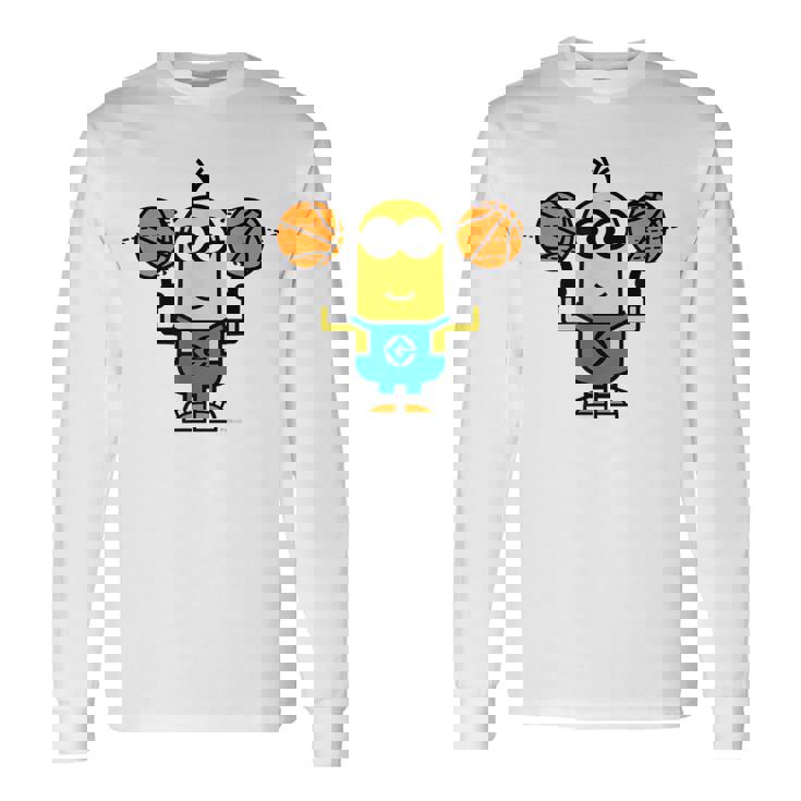 ミニオン Basket Ball Kevindouble Ball 長袖Tシャツ