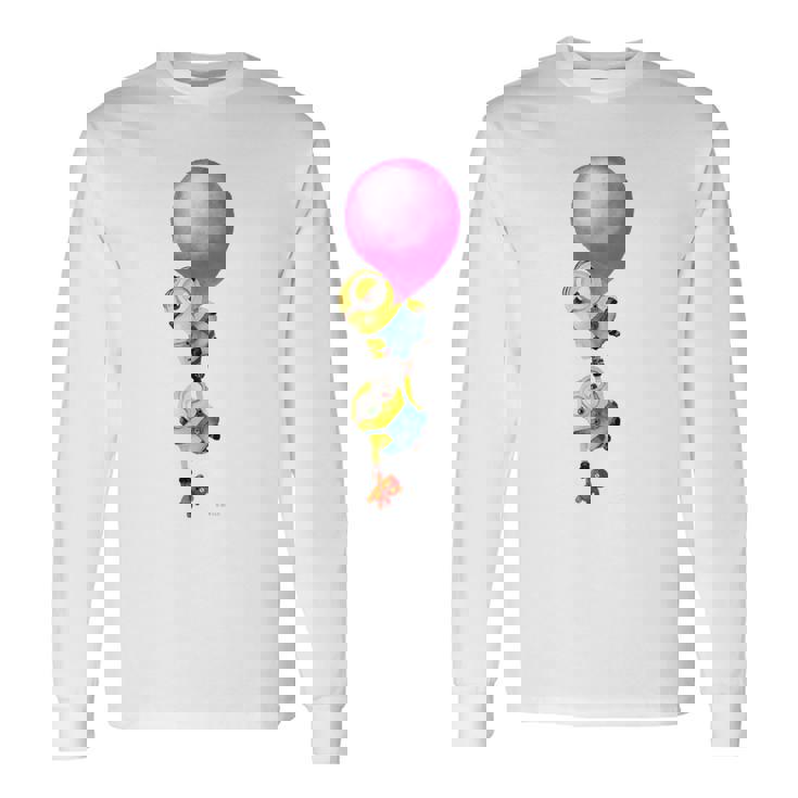 ミニオン Water Colorballoongum 長袖Tシャツ