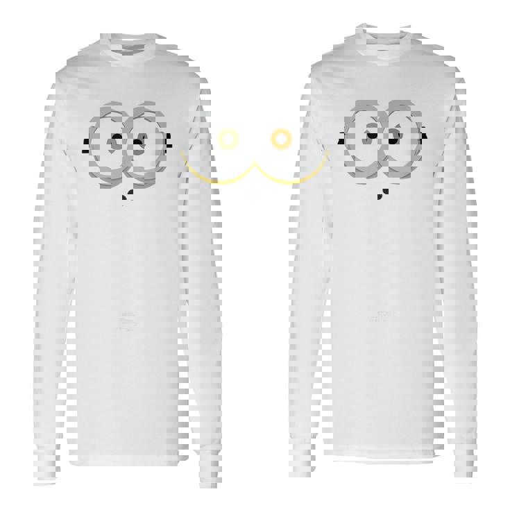 ミニオンズ ボブ ビッグフェイス ハロウィン コスチューム 長袖Tシャツ