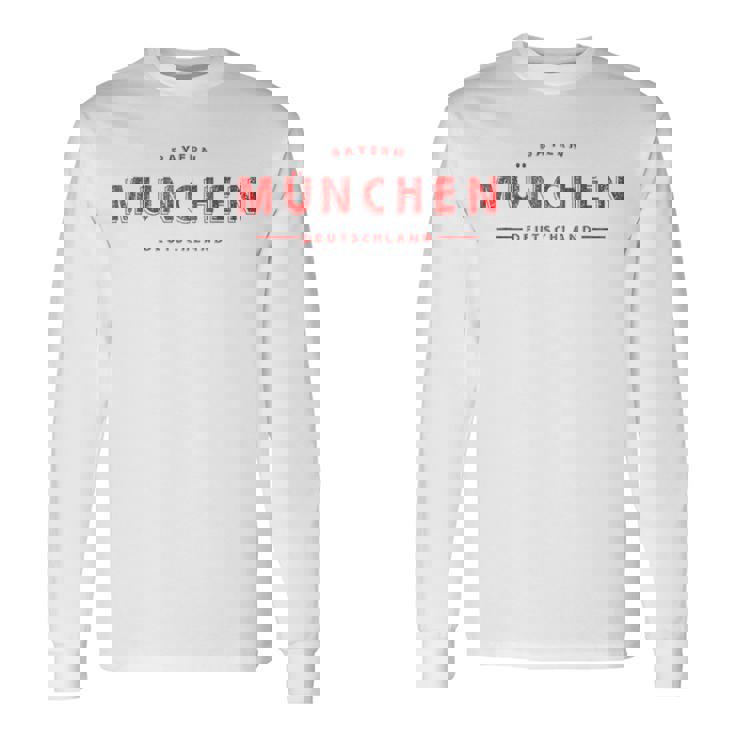 ミュンヘン ドイツ ミュンヘン バイエルン ドイツ 長袖Tシャツ