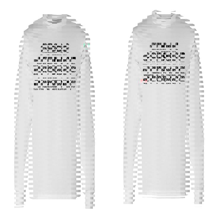 ミリタリー アルファベット アルファ ブラボー チャーリー モース ラジオ音声 長袖Tシャツ