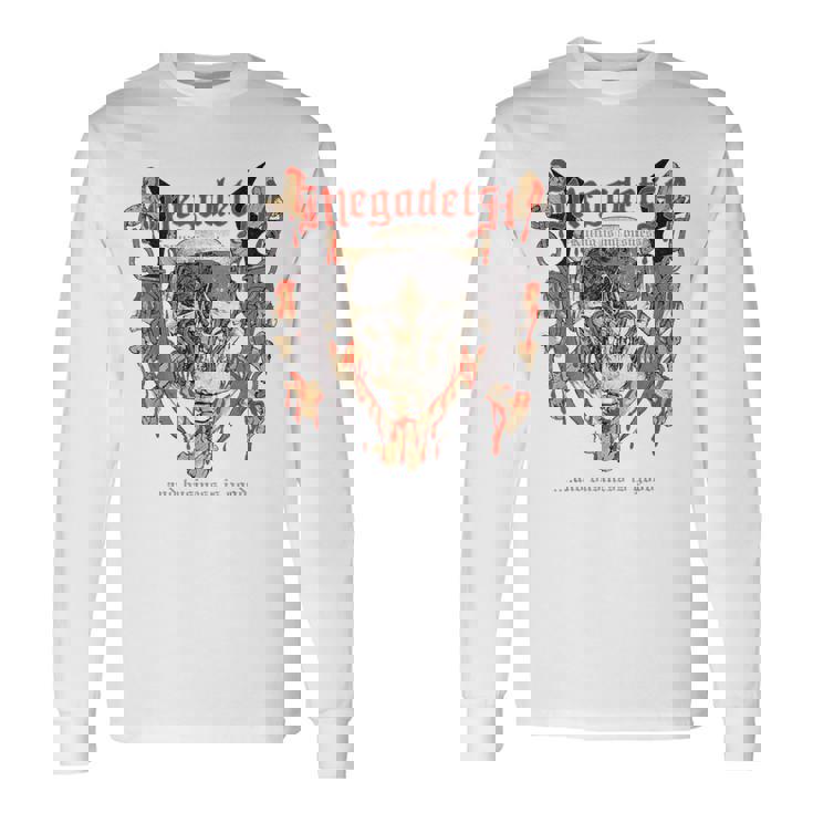 メガデス Killing Is My Businessketch 長袖Tシャツ