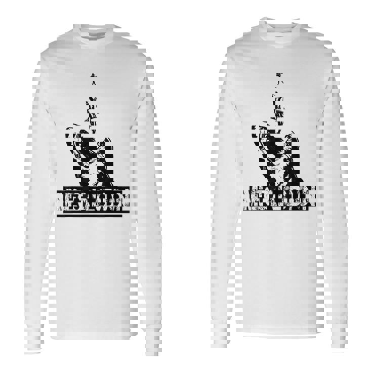 メガロドン ホオジロザメ ジャイアントシャーク サメの恋人 ダイバー 長袖Tシャツ