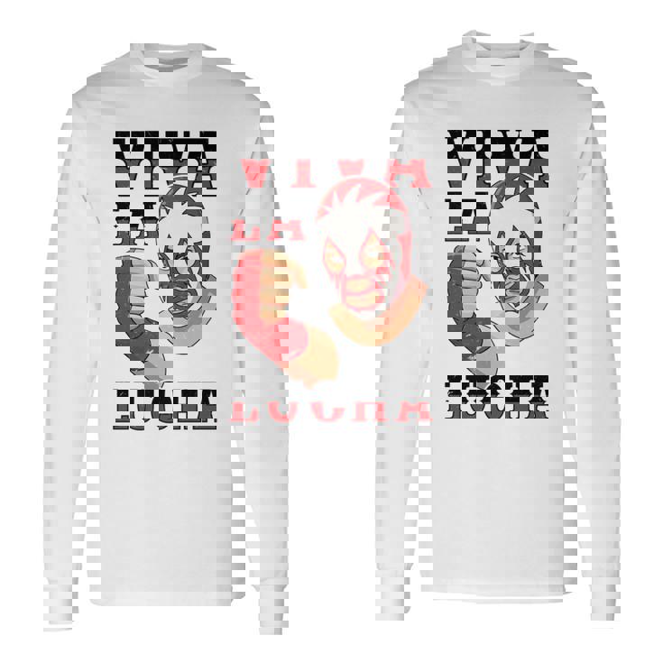 メキシコプロレス レスラー ルチャリブレ マスク メキシコ ファイター 長袖tシャツ 長袖Tシャツ