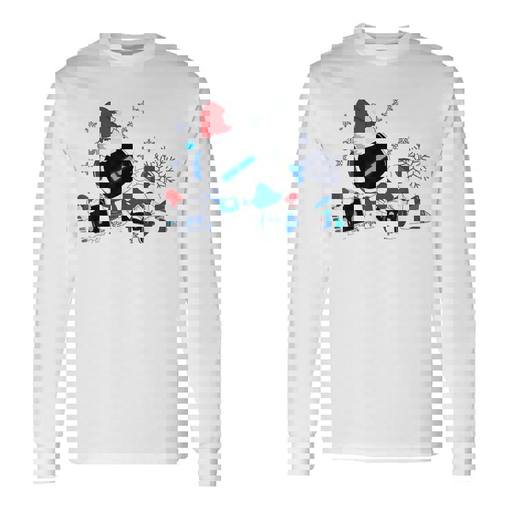 メリークリスマス アストロボット ファニースウェットシャツ 長袖Tシャツ