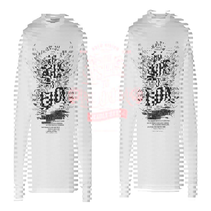 モダン ヒップホップ ビンテージ グラフィティ エッジー アーバン バックプリント ストリートウェア 長袖Tシャツ