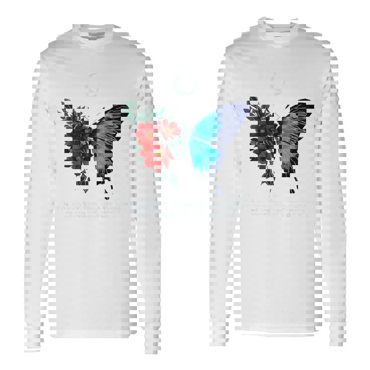 モナーク 蝶 天体 蝶 太陽 月 満ち欠け マジカル。 長袖Tシャツ