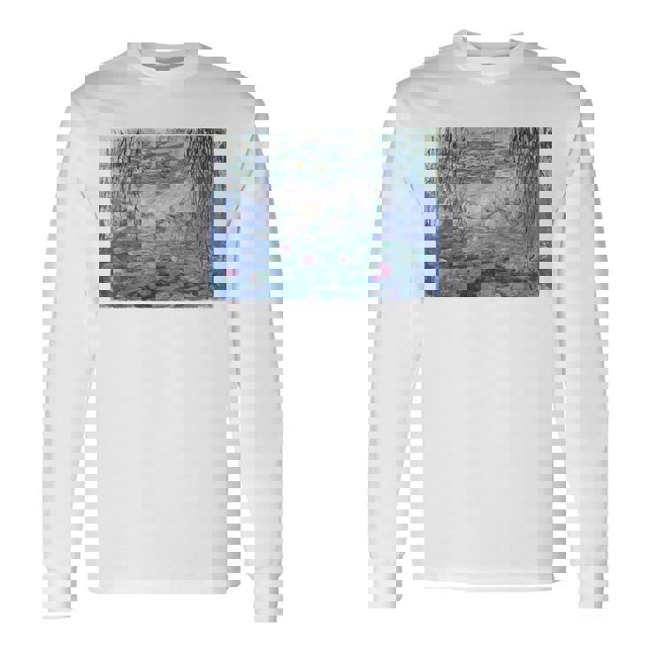 モネ 睡蓮 長袖Tシャツ
