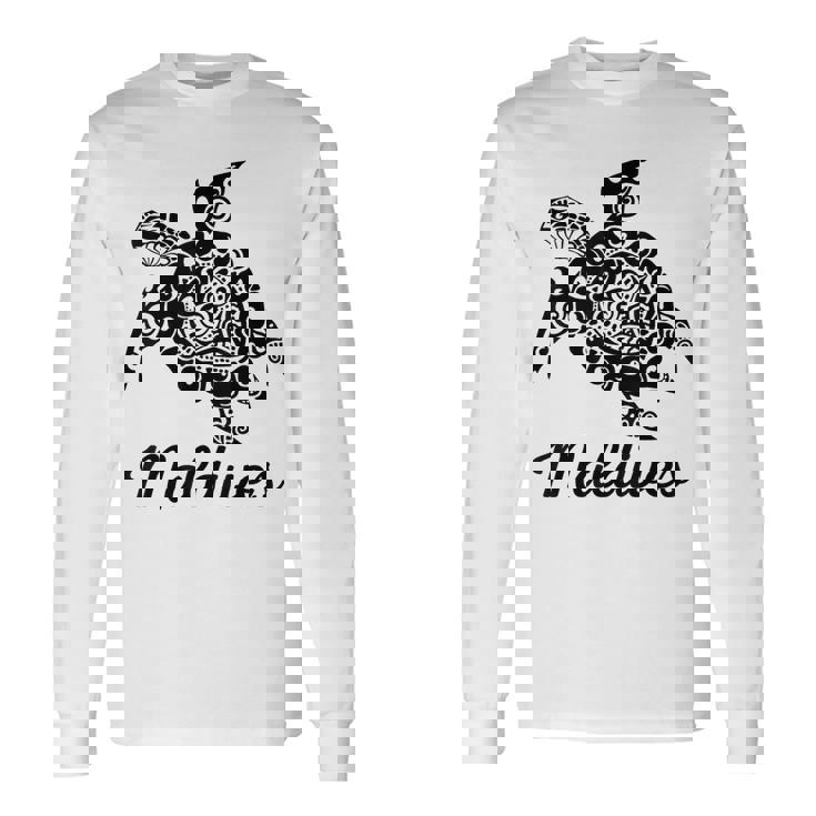 モルディブ スキューバダイビング モルディブ お土産 ダイバー 長袖Tシャツ