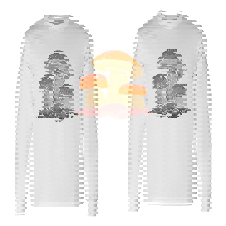 モレル茸 長袖tシャツ 長袖Tシャツ