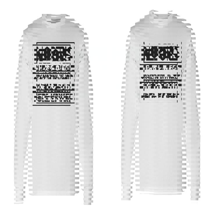 モロン 長袖Tシャツ