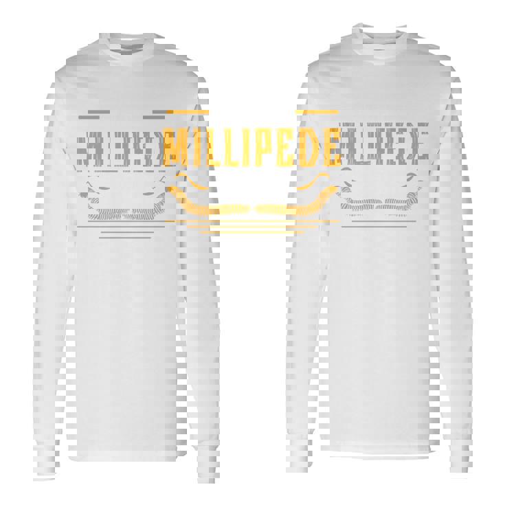 ヤスデって面白いよ節足動物ヤスデペット飼い主 長袖tシャツ 長袖Tシャツ