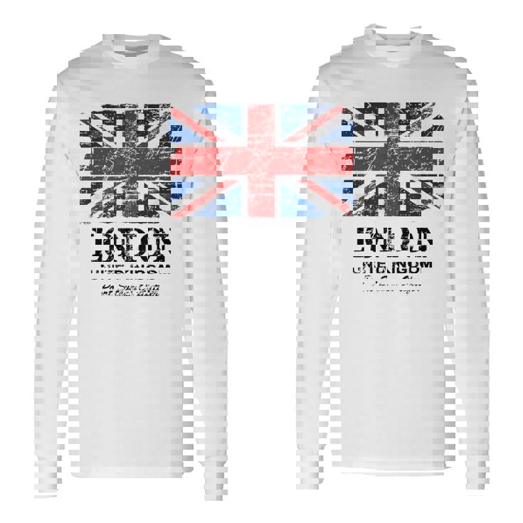 ユニオンジャック 英国の国旗 グレートブリテン ロンドン Union Jack 長袖Tシャツ