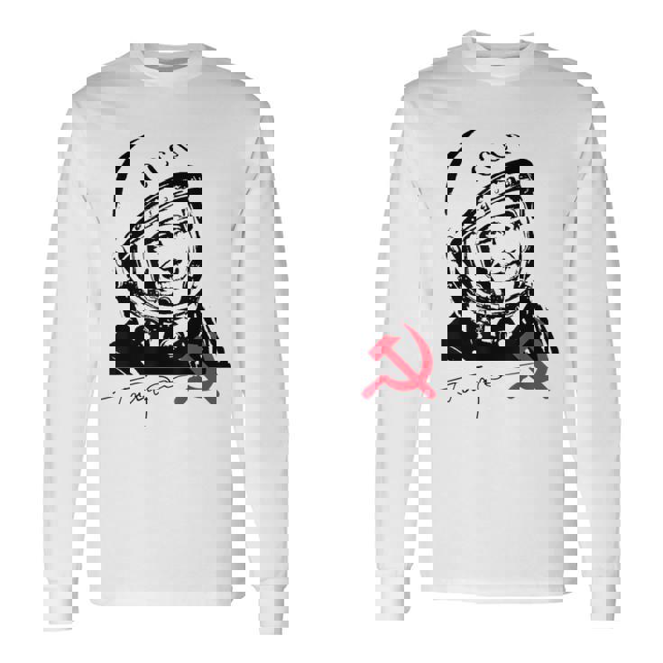 ユーリ・ガガーリン ソ連ロスコスモス コスモノート 長袖Tシャツ