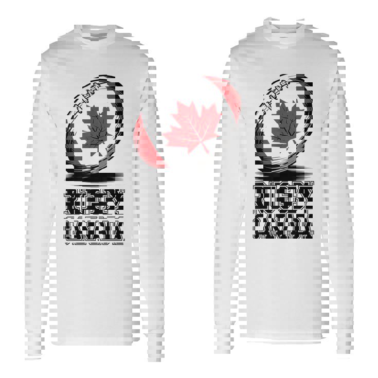 ラグビー カナダ ファン メープルリーフ スポーツ メンズ カナダ国旗 レディース 長袖Tシャツ