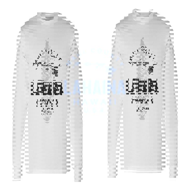 ラハイナ マウイ ハワイ ヴィンテージ ハワイ諸島 サーフ 長袖Tシャツ