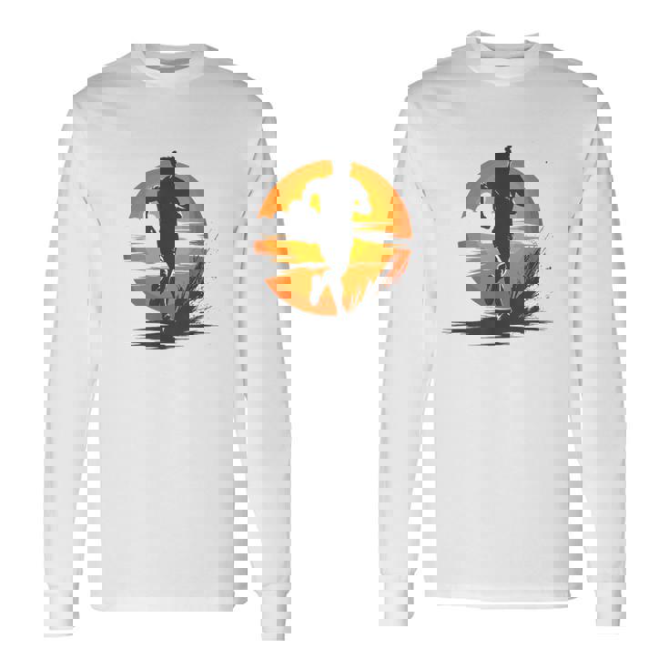 ランニング・ガイ・グラフィック・アスレティックス 長袖Tシャツ