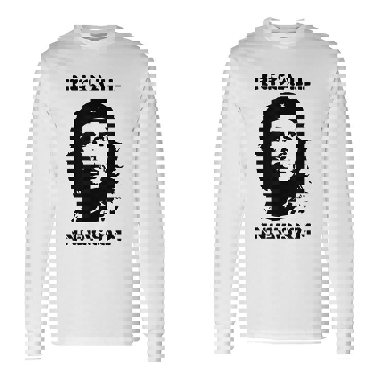 リコール ギャヴィン・ニューソム 反共産主義 反左 チェ・ゲバラ 長袖Tシャツ