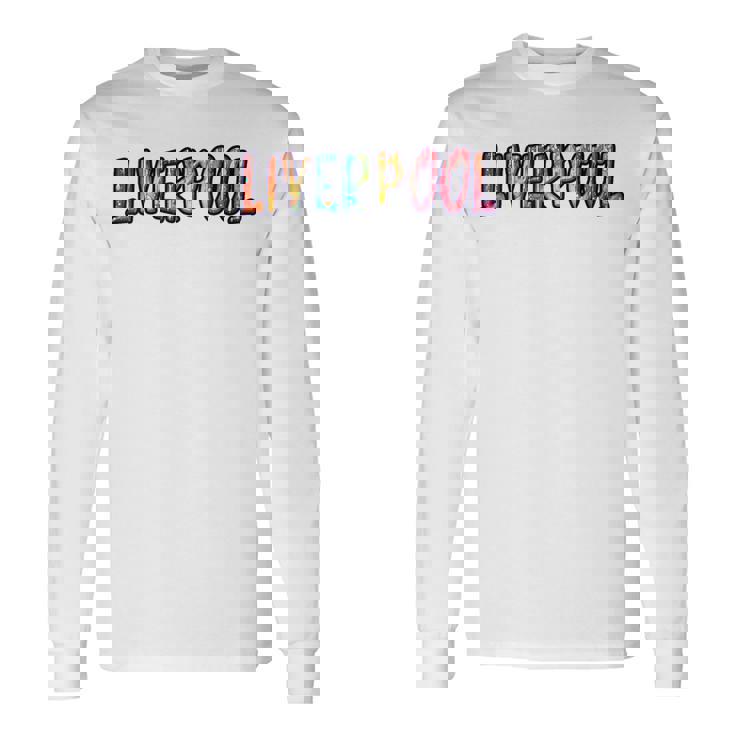 リバプールイングランド リバプールグラフィック 長袖Tシャツ