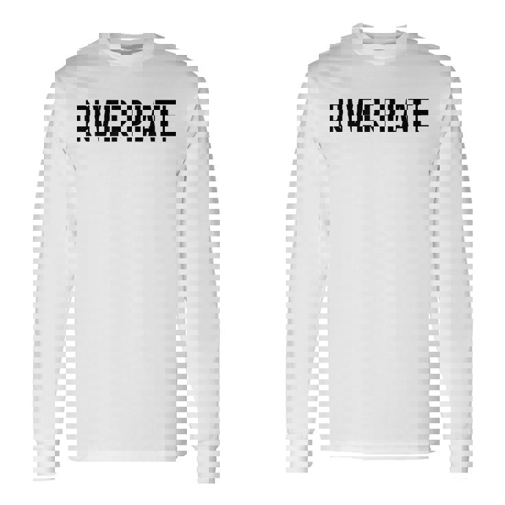 リバープレート アルゼンチン ロゴ リバープレート 長袖Tシャツ