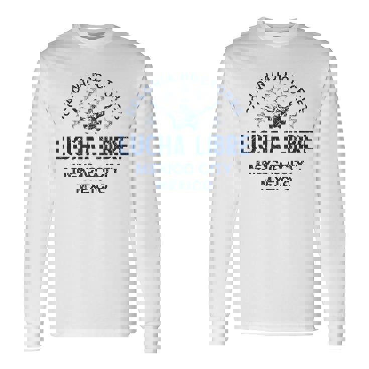 レスリング ルチャリブレ レスラー ヴィンテージ 長袖Tシャツ