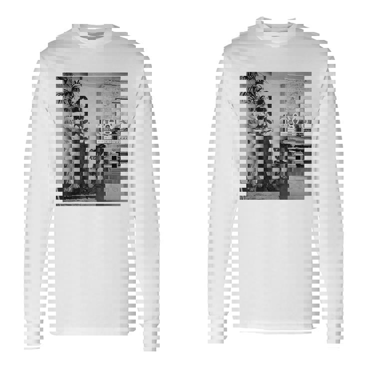 レッド・ツェッペリンのギタリスト、ジミー・ペイジ 1970 長袖Tシャツ