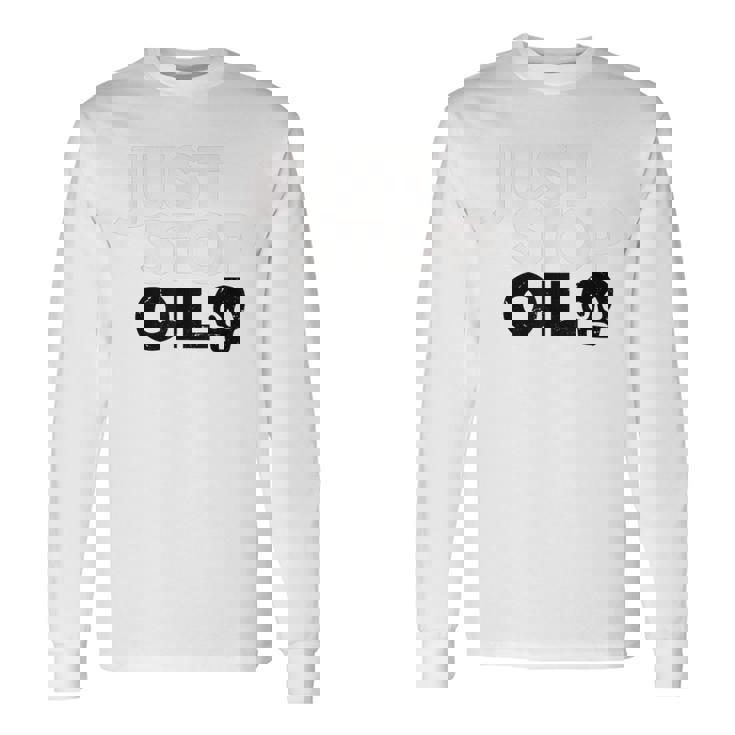 レトロ Justtop Oilave The Earth Meme 長袖Tシャツ