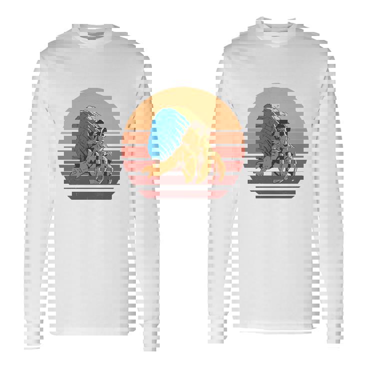 レトロ I Travel Toee ヤドカリ ヴィンテージ ヤドカリ 好き 長袖tシャツ 長袖Tシャツ