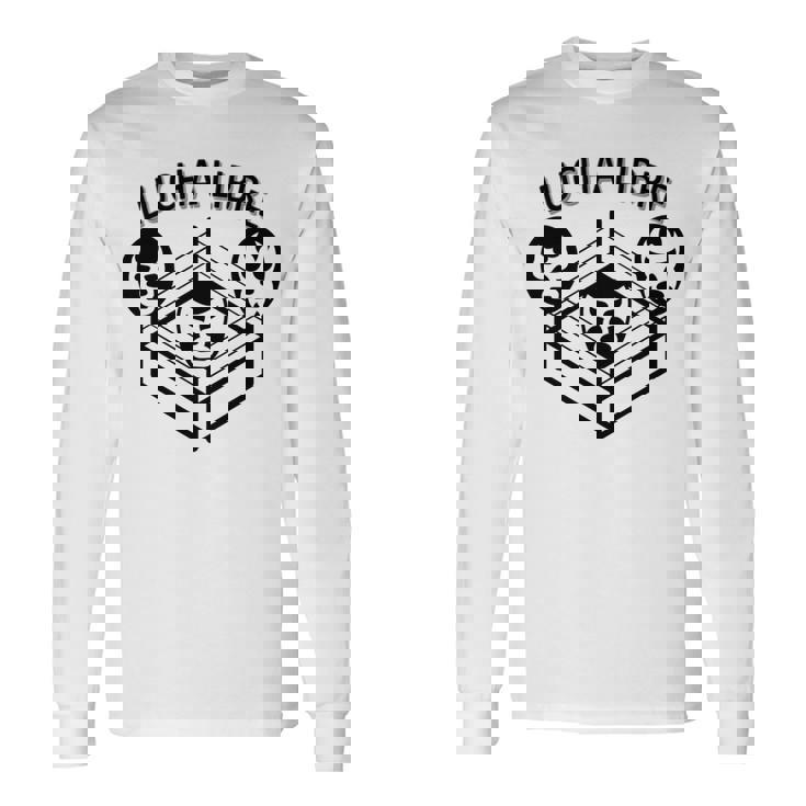 レトロレスリングテレビルチャリブレ 長袖tシャツ 長袖Tシャツ