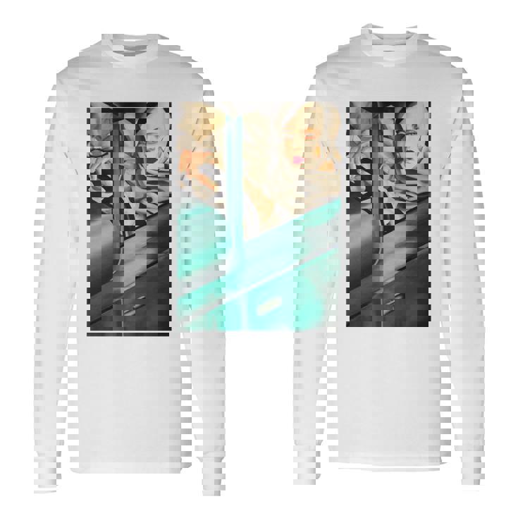 レンピカセルフポートレートの絵画autoportrait タマラ・ド・レンピッカ 長袖tシャツ 長袖Tシャツ