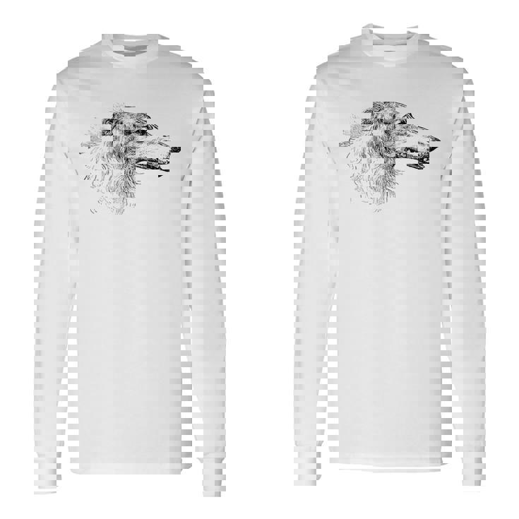 ロシアンハウンドドッグ ボルゾイ 長袖Tシャツ ギフトのアイデア